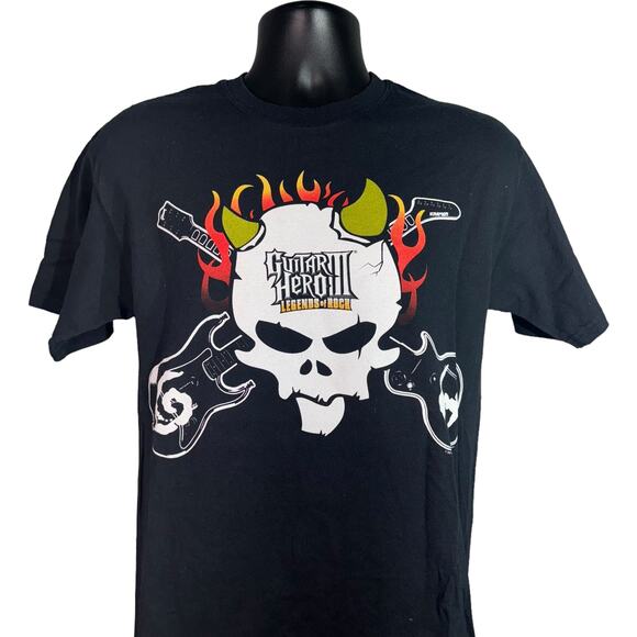 Guitar Hero III Legends Of Rock Video Game Promo Tee - Picture 2 of 9